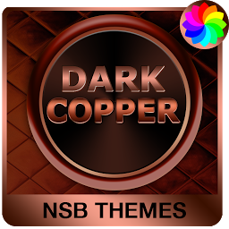 「暗い銅 - Xperia のテーマ」のアイコン画像