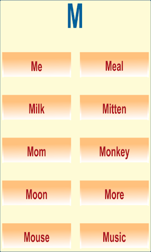ASL Picture Dictionary Screen 2