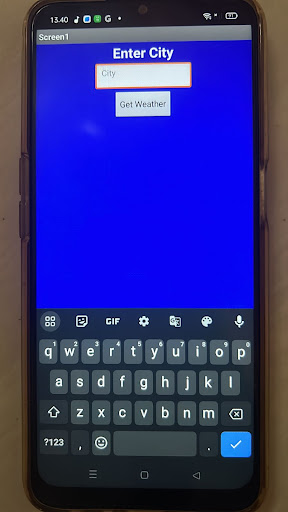 App Cuaca STMIK PROFESIONAL Screen 3