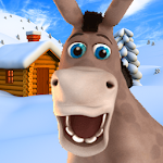 Cover Image of Download Talking Donald Donkey Ice Fun  APK