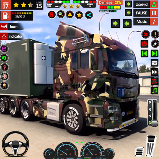 Army Truck Transport Game 2023  Icon