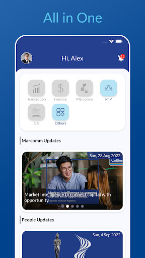 Android application Colliers Intranet screenshort