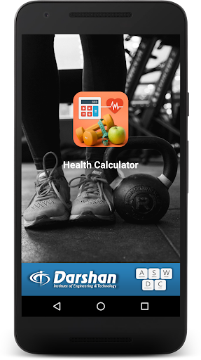 Android application Health Calculator screenshort