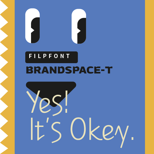 BSTYesItsOkey™ Latin Flipfont logo