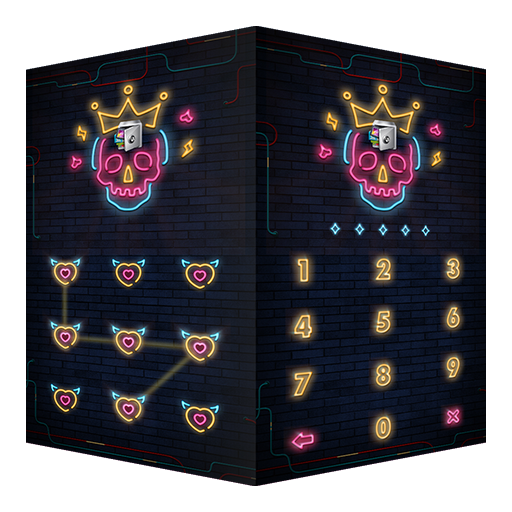 AppLock Live Theme Skull logo