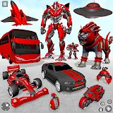 Lion Robot Car Game:Robot Game icon