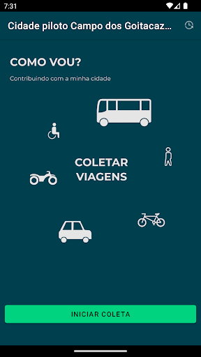 Android application Como Vou? screenshort