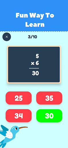 Multiplication Times Table Screen 3