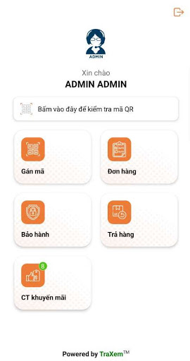 Android application App QR cho cửa hàng INAX screenshort