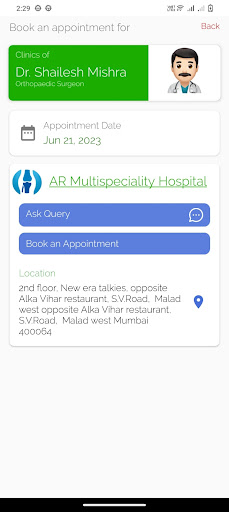 Dr Shailesh Mishra Orthopaedic Screen 2