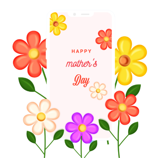 Mothers Day Amazing Flowers logo