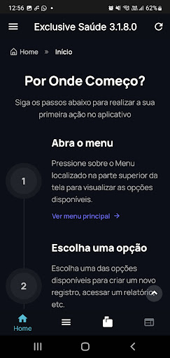 Exclusive Saúde Screen 2