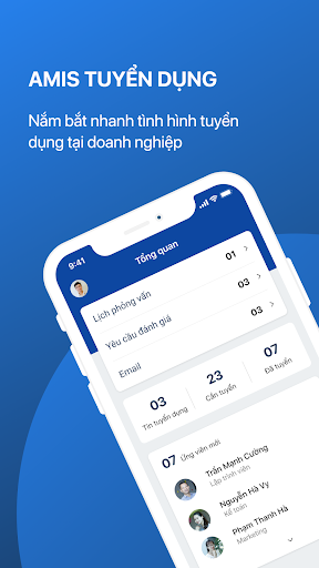 Android application AMIS Tuyển dụng screenshort