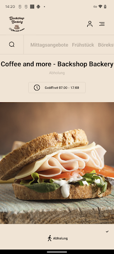 Android application Coffeeandmore Backshop Backery screenshort