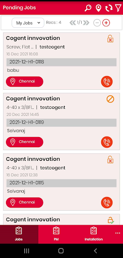 Technocraft CRM Screen 2