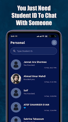KnockME : DIU Student Portal++ Screen 3