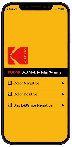 Android application Kodak 6x6 Mobile Film Scanner screenshort