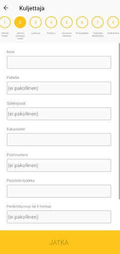 Revisol siirtoasiakirja Screen 2