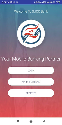 Android application SUCO BANK screenshort