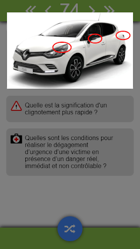 Questions Permis B - version 2 Screen 3