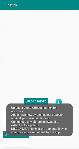 Android application Lipstick screenshort