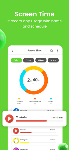 Android application SecureKin screenshort