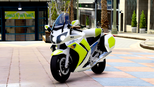 real Police moto bike Chase apkpoly screenshots 6