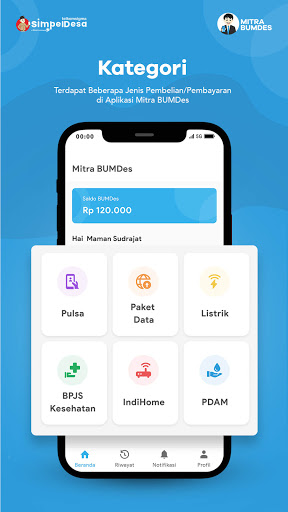 Mitra BUMDes Simpeldesa Screen 2