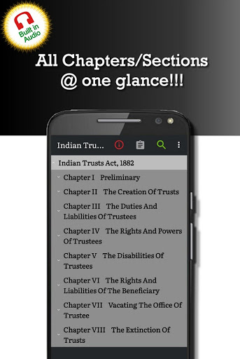 Android application Indian Trusts Act 1882 screenshort
