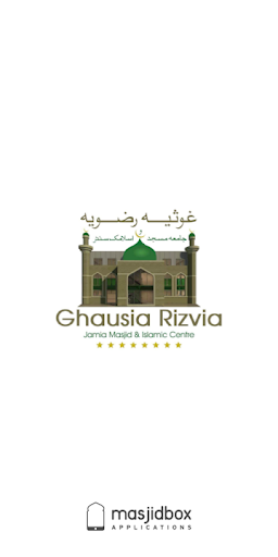 Android application Ghausia Rizvia Jamia Masjid screenshort