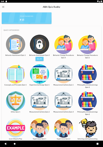 ABA Quiz Buddy Screen 2
