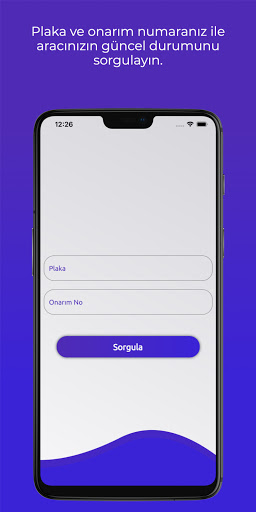 Android application Aracımın Durumu screenshort