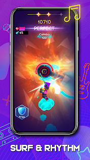 Cyber Surfer : Rhythm Odyssey - Screenshot 1