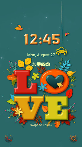 Autumn Love Flower - Wallpaper Screen 2