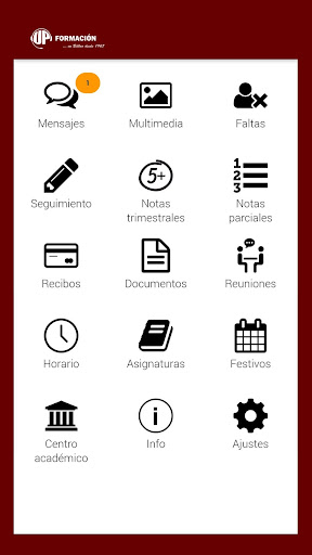 UP Formación Screen 3