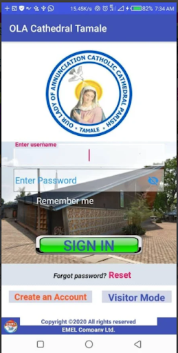 Android application ola tamale screenshort