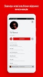 screenshot of Vodafone Music
