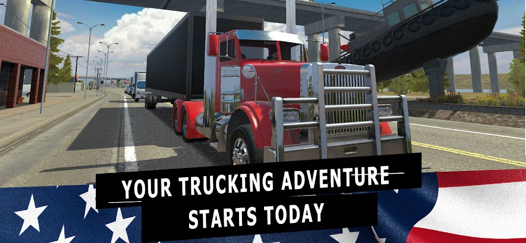 Truck Simulator PRO USA 1.10 APK + Mod (Unlimited money) untuk android