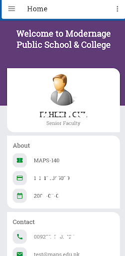 Android application MAPS Teachers screenshort