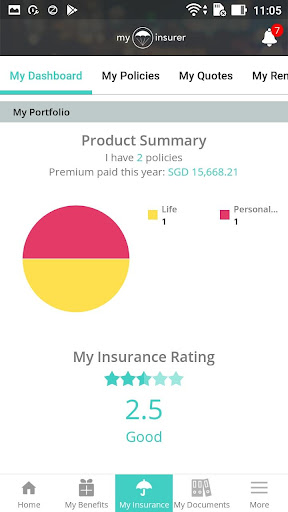 My Insurer Screen 3