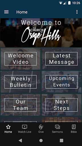 Android application The Church At Osage Hills screenshort