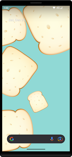 Android application Bread Live Wallpaper screenshort