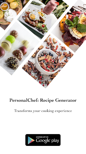Android application PersonalChef: Recipe Generator screenshort