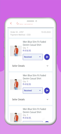 Android application JuleBi - Delivery App screenshort