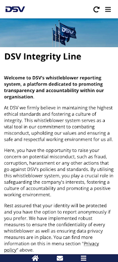 DSV Whistleblower Screen 2