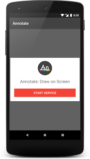 Android application Annotate: Draw on Screen screenshort