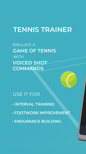 Android application Tennis Trainer: Endurance screenshort