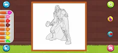 Super Hero Coloring book - Screenshot 4