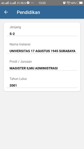 Android application SIMASTER screenshort