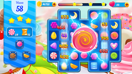 Candy Rush Bubble Shooter Game